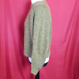 H&M Mohair Blend Womens Yellow Black Mix Jumper Size L.