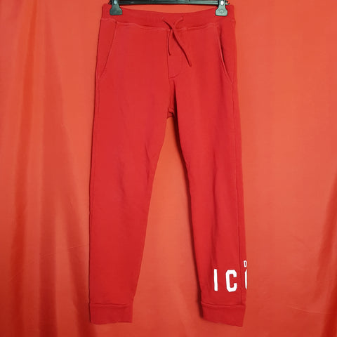 Dsquared2 Icon Red Junior Sweat Pants Size 14Y