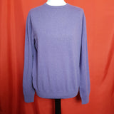 NITTY GRITTY Men's Lilac 100% Cashmere Jumper Size L.