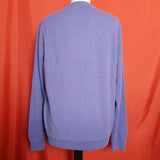 NITTY GRITTY Men's Lilac 100% Cashmere Jumper Size L