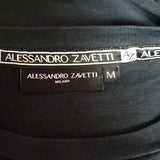 Alessandro Zavetti Men's Black T-shirt Size M
