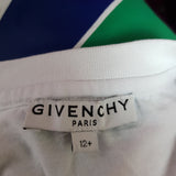 GIVENCHY Kids White Black Multicolour Print Size 12+ years.