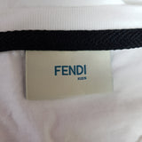 FENDI Kids White T-shirt with defect Size 12+ years.