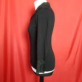 ANNE FONTAINE Black Blouse Size FR38 UK8