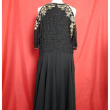 Virgos Lounge Black Embellished Occasion Dress Size 22