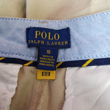 Polo Ralph Lauren Junior Light Brown Shorts Size 16 years