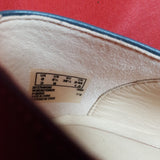 Clarks Womens Cushion Navy Soft Leather Loafer Size UK6 EU39.5