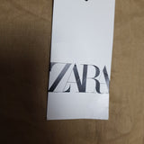 Zara Womens Brown Linen Top Size XL