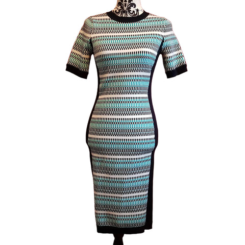 Karen Millen Stripe Knit Dress Size S. Leukaemia & Myeloma Research UK Online Charity Shop Karen Millen Stripe Knit Dress Size S. Leukaemia & Myeloma Research UK Online Charity Shop
