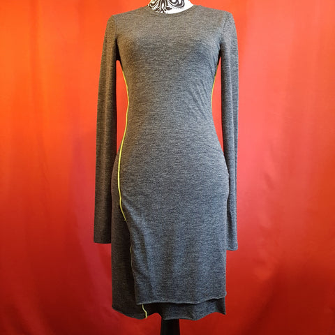 ALEXANDER WANG Grey Jersey Dress Size S.