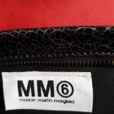 MM6 Maison Martin Margiela Leather Black Clutch Bag