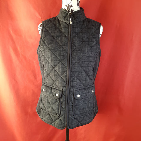 Crew Clothing Women's Navy Quilted Gilet Size 10