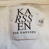 ZOE KARSSEN White Top Size XS