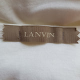 LANVIN Men's White T-Shirt Size S