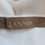 LANVIN Mens White T-Shirt Size S