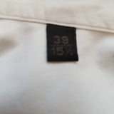 LANVIN Men's White Shirt Size 39/15.5