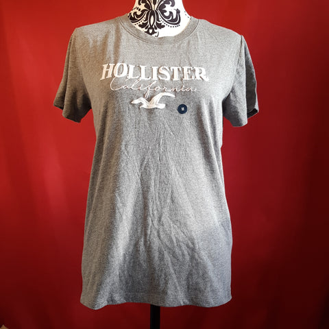 HOLLISTER Womens Grey T-shirt Size M
