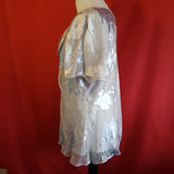 JACQUES VERT Women's Grey Light Blue Skirt Suit Size 20