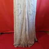 Joanna Hope Women's Beige Sequin Occasion Long Dress Size 20