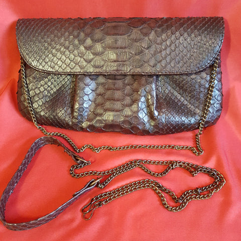 MADMACARENA Brown Leather Crossbody Bag