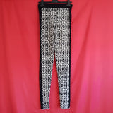 DAGMAR Women's Black White Knit Trousers Size XS