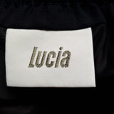 Lucia Women's Navy Pleated Skirt Size 18