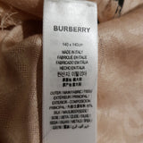 BURBERRY Women's Light Brown Silk Wool Scarf