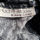 Gianni Versace Women's Black Grey Dress Size 38 IT / XS.