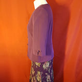 MINOSA Petite Women's Silk Purple  Dress With Jacket Size 12