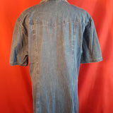 MARKWALD Denim Blue Long Shirt Dress Size 18