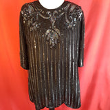 Frank Usher Women's Black Blouse Size L