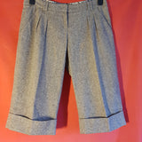 JOSEPH Women's Brown Wool Blend Shorts Size 40 FR / L.