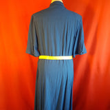 MARKWALD Blue Shirt Dress Size 16