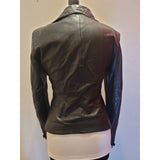 UNKNOWN Womens Leather Jacket Size 10-12
