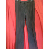 D&G Womens Black Brown Striped Trousers Suit Size UK10 IT42