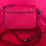 Love MOSCHINO Red Cross Body Bag with Adjustable shoulder strap.