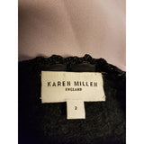 Karen Millen Women's Knit Black Wool Blend Bolero Size 2 / 8 UK