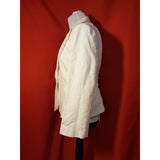 ARMANI COLLEZIONI Women's White Linen/Cotton Jacket 48 IT 16 UK