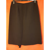 GIORGIO ARMANI Black 100% Silk Skirt Size 44 IT 12 UK.