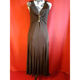 КАREN MILLEN Women's Brown Long Dress Size 14