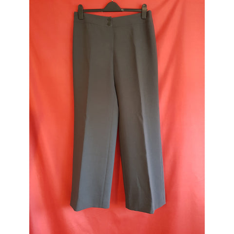 Armani Collezioni Women's Wool Grey Trousers Size 46 IT 16 UK.