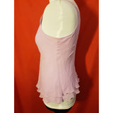 ARMANI Collezioni Lilac 100% Silk Top Size 44 IT 12 UK.