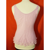 ARMANI Collezioni Lilac 100% Silk Top Size 44 IT 12 UK