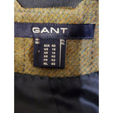 GANT Women's Green 100% Wool Blazer Size 14.