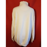 GANT Men's White Navy Half Zip Jumper Size 2XL.