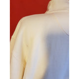 GANT Men's White Navy Half Zip Jumper Size 2XL.