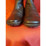 DUO Women's Brown Leather Knee Length Boots Size 4 UK 37 EU