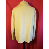 WEEKEND Max Mara Yellow Wool Short Coat Size 10