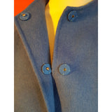 WEEKEND Max Mara Blue Wool Short Coat Size 8