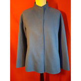 WEEKEND Max Mara Blue Wool Short Coat Size 8